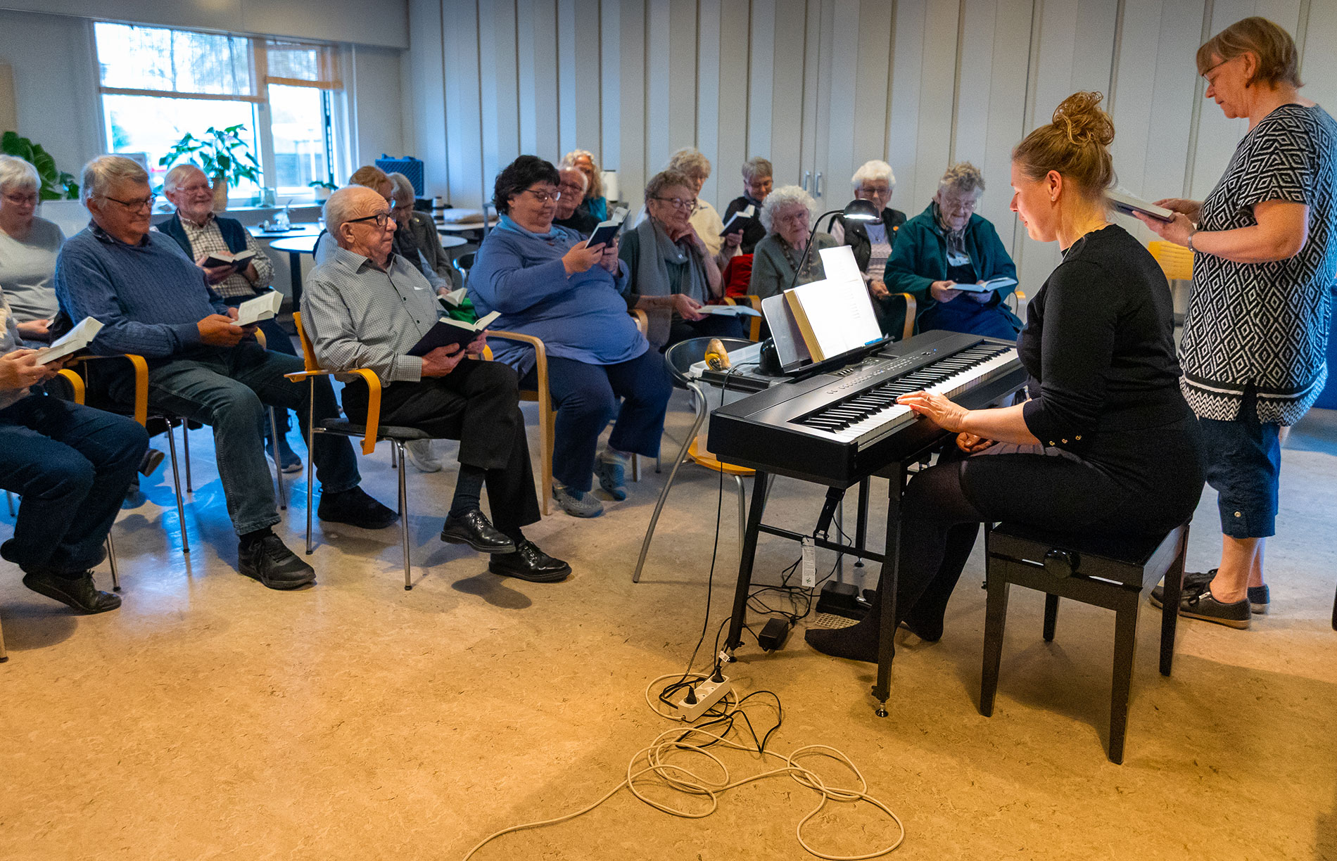 Fællessang i Korinth