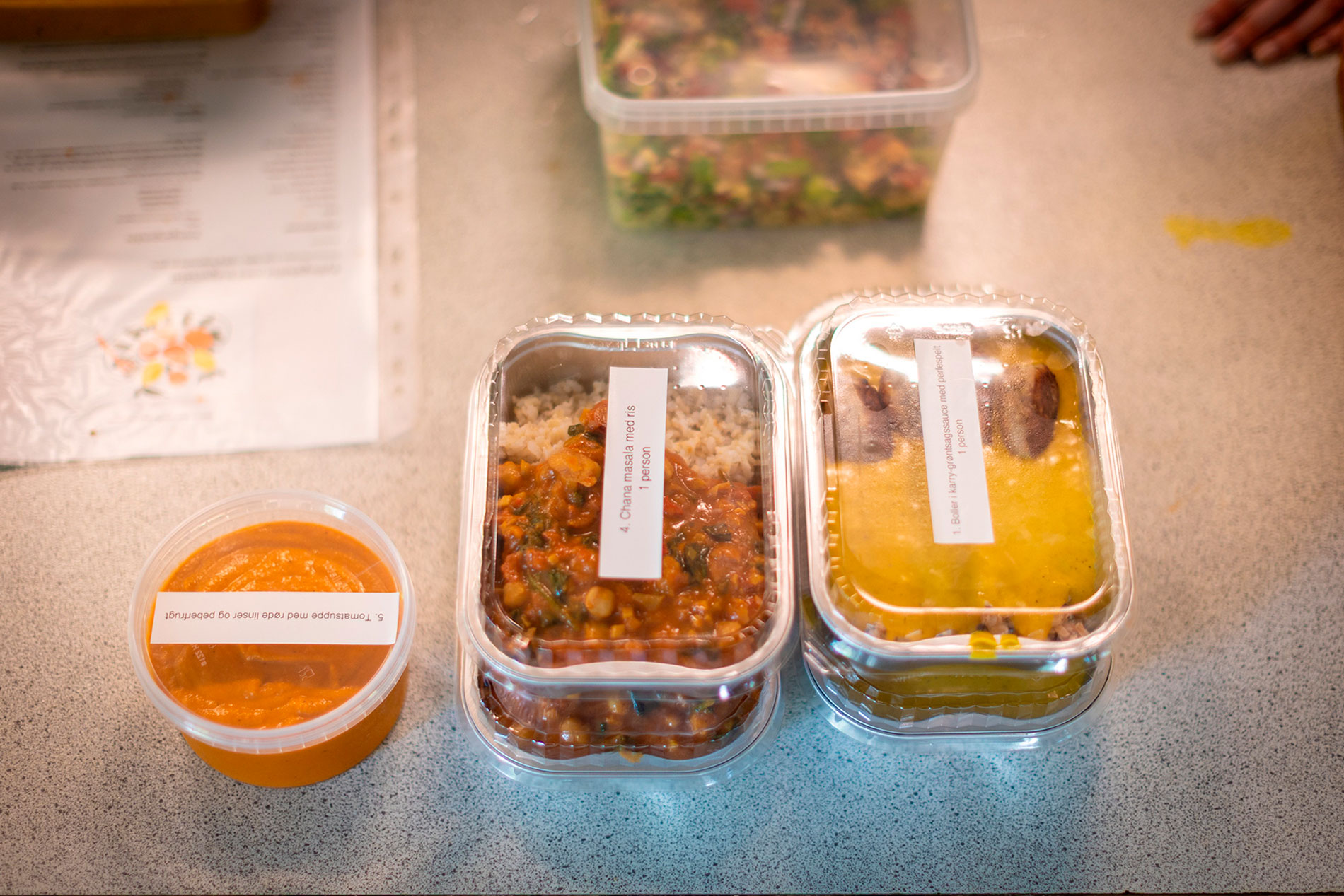 Det Kærlige Måltid mad